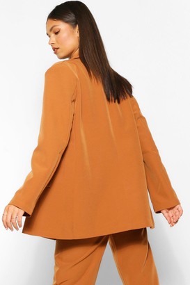 boohoo Tailored Double Breasted Button Blazer