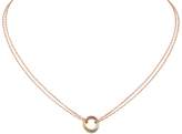 Thumbnail for your product : Cartier Trinity de Mini Double Chain Necklace
