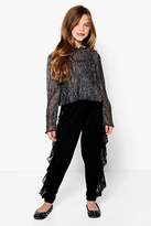 Thumbnail for your product : boohoo Girls Lace Ruffle Wide Leg Trouser