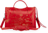 Thumbnail for your product : Balenciaga Blackout City AJ Love Shoulder Bag