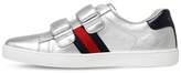 Thumbnail for your product : Gucci LEATHER STRAP SNEAKERS