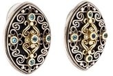 Thumbnail for your product : Konstantino Two-Tone Blue Topaz Earrings