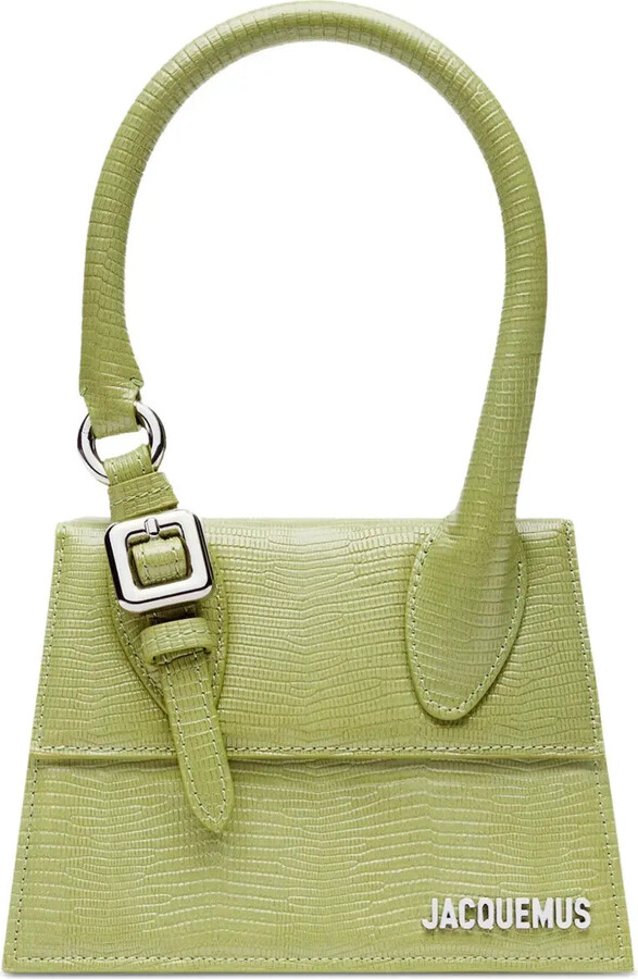 Jacquemus Le Chiquito Moyen Boucle Bag Printed Lizard Lizard_Skin Crossbody Bag Bag (Pre-Owned)