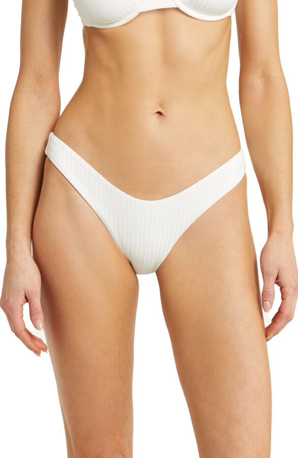 White Thong Swimsuit | ShopStyle