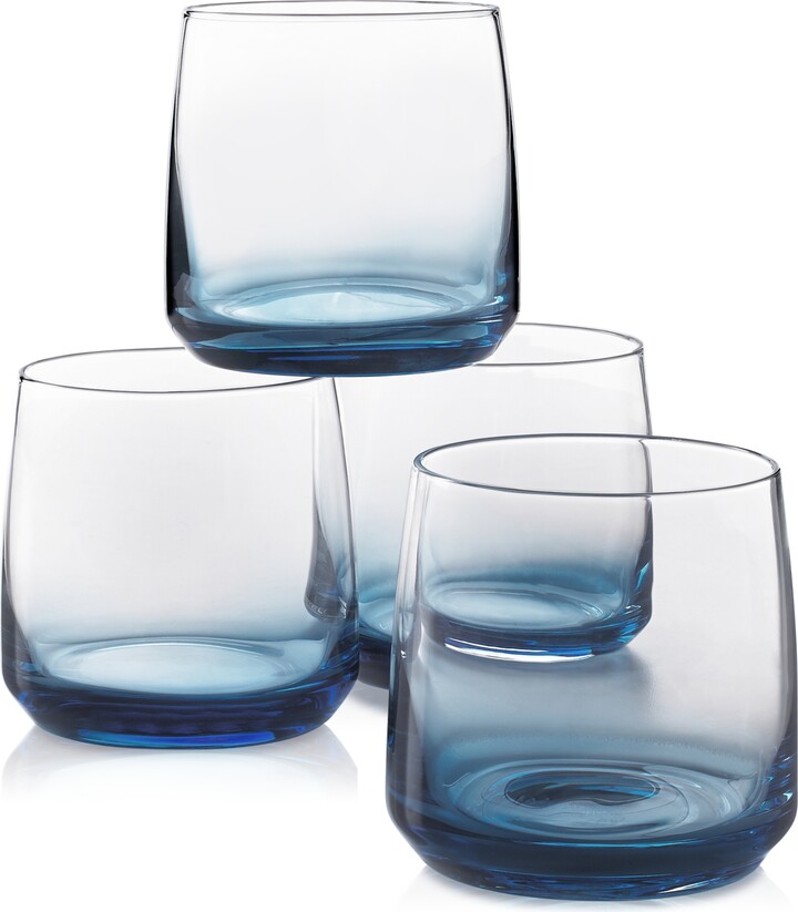 Hotel Collection Fluted Highball Glasses, Set of 4, Created for Macys - Clear