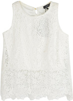 Thumbnail for your product : Choies Lace Loose Tank with Lining