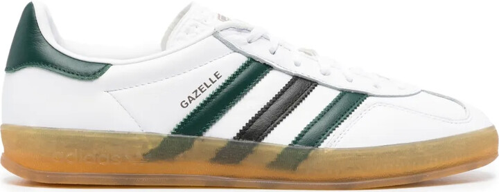 white leather gazelle mens