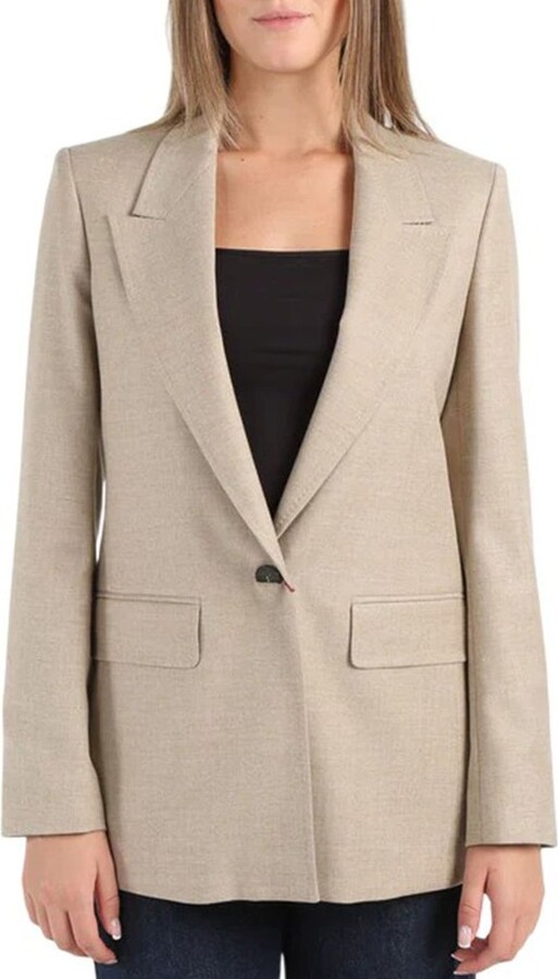 Studio Max Mara Bolsena Single-Breasted Tailored Blazer