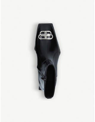 Balenciaga Rim BB leather ankle boots, Size: EUR 45 / 11 UK MEN