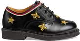 Thumbnail for your product : Gucci Toddler bees and stars lace-up shoe