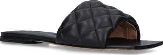 Bottega Veneta Leather Woven Square Sandals
