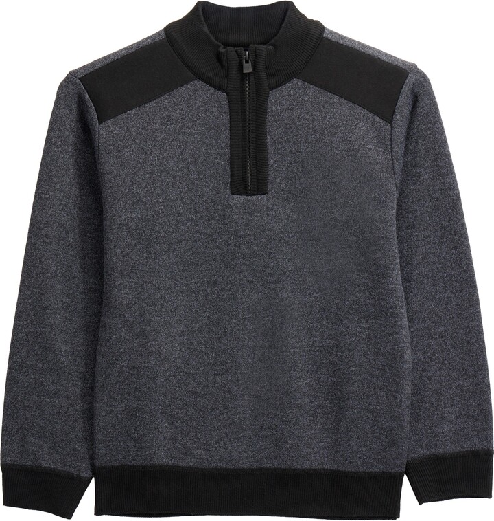 Kids' Fleece Quarter Zip Sweater