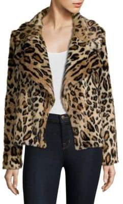 milly leopard jacket