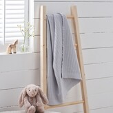 Thumbnail for your product : The White Company Satin Edged Cellular Cot Blanket - Cot Blanket, Blue, One Size