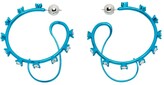 Thumbnail for your product : Panconesi Blue Upside Down Hoop Earrings