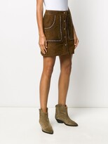 Thumbnail for your product : Golden Goose Artemide studded A-line skirt