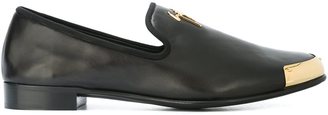 Giuseppe Zanotti D Giuseppe Zanotti Design - toe cap slippers - men - Cotton/Leather/metal - 40