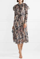 Thumbnail for your product : Zimmermann Tempest Frolic Ruffled Floral-print Silk-georgette Midi Dress
