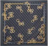 Thumbnail for your product : GUESS Locket logo print silk square scarf