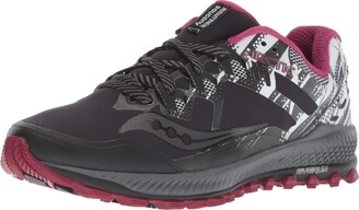 black and white saucony women's
