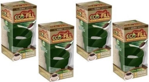Arm Enterprises Perfect Pod Eco-Fill Refillable Capsule for K-cup Brewers - 4 Pack