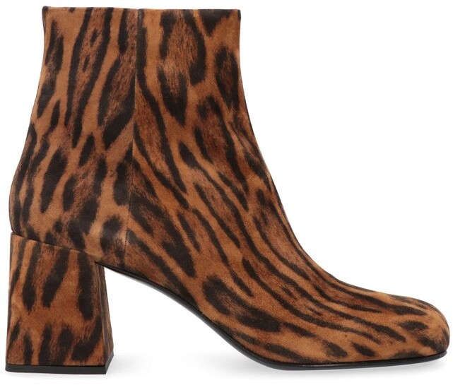 leopard print boots womens
