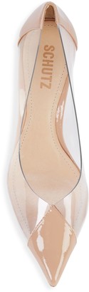 schutz garthy pointy toe pump