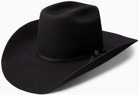 Resistol Men's Cody Johnson 9TH Round Wool Cowboy Hat 7 Black