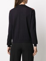 Thumbnail for your product : Paul Smith Satin-Panel Cardigan