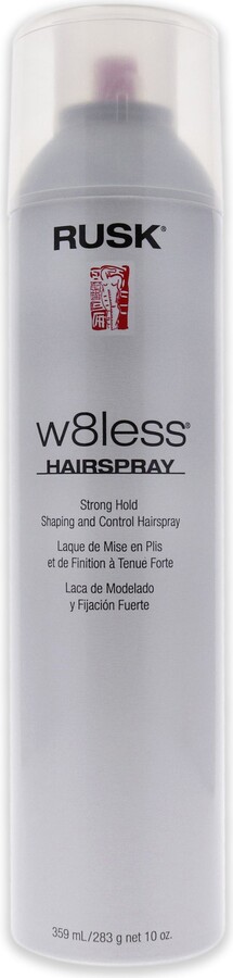 Rusk W8less Strong Hold Shaping and Control Hairspray by for Unisex - 10 oz Hair Spray