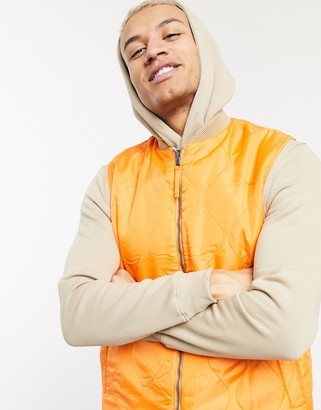 bershka orange jacket