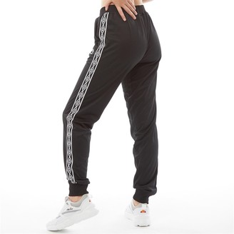 Umbro Womens Active Style Skinny Taped Track Pants Black