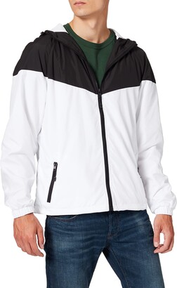 white jacket windbreaker
