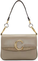 Thumbnail for your product : Chloé Grey Small C Double Carry Bag