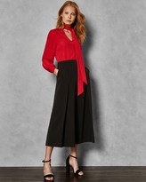 Thumbnail for your product : Ted Baker Sparkle Tie Neck Blouse