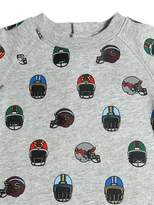 Thumbnail for your product : Stella McCartney Helmets Printed Cotton Sweatshirt Romper