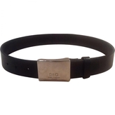 Thumbnail for your product : Dolce & Gabbana Authentic, black leather belt.