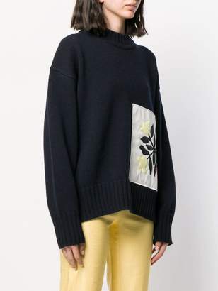 Jil Sander floral printed jumper