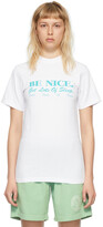 Thumbnail for your product : Sporty & Rich White Cotton T-Shirt