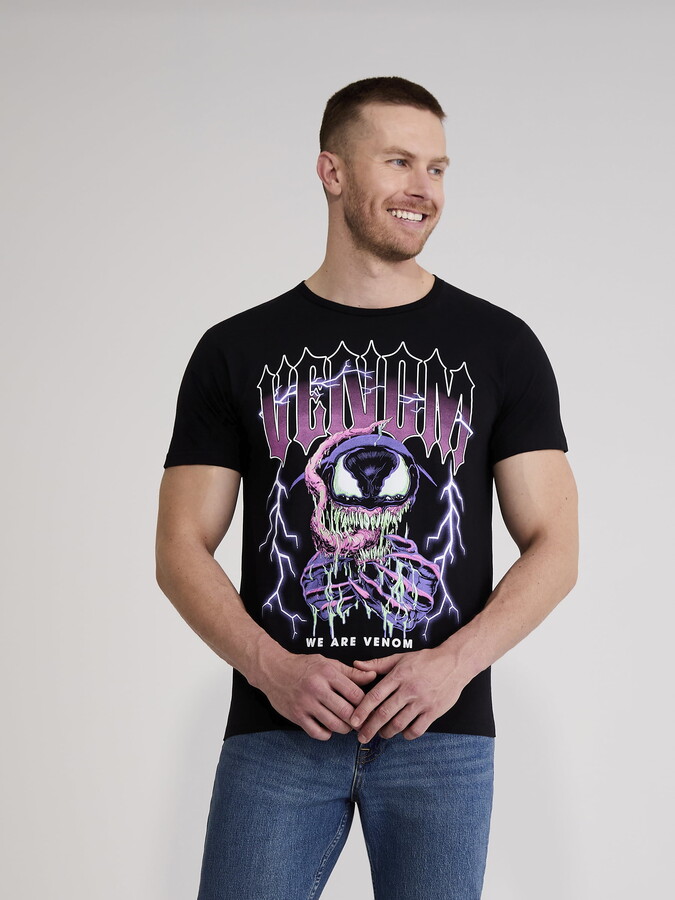 Venom Venom, Men's & Big Men's Graphic Tee Shirt, Sizes S-3XL