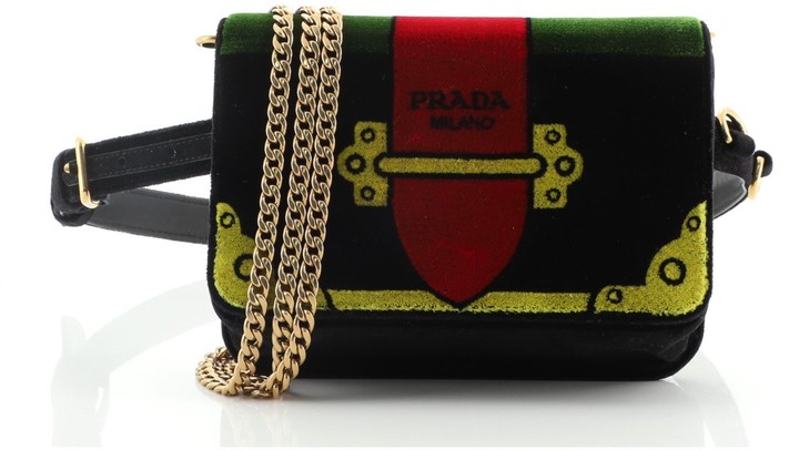 prada cahier velvet