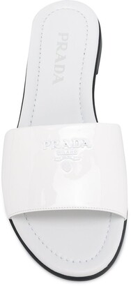 Prada Logo-Embellished Slides