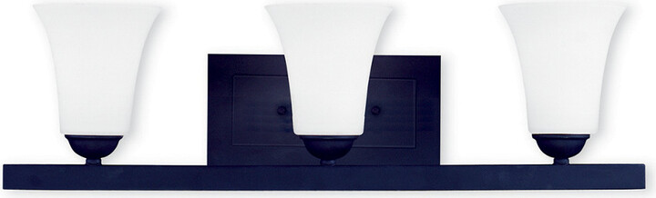 Livex Lighting Livex Ridgedale 3-Light Black Bath Vanity