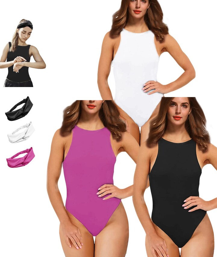 NEWVISISTER Shapewear Bodysuit for Women Tummy Control Seamless