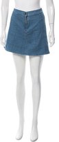 Thumbnail for your product : Mother Patchwork Denim Skirt w/ Tags