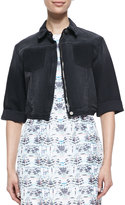 Thumbnail for your product : Theyskens' Theory Joey Cropped Denim Jacket