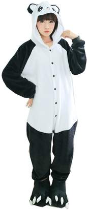 EkarLam® EkarLam Flannel Adult Halloween Hoody Loungewear Pajamas One Piece Suit Tag XL