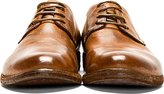 Thumbnail for your product : Officine Creative Cognac Burnished Leather Derbys