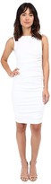 Thumbnail for your product : Nicole Miller Lauren Stretch Linen Dress (White) Women's Dress