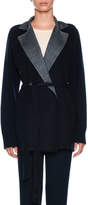 Thumbnail for your product : Agnona Double-Face Cashmere Jacket, Dark Blue